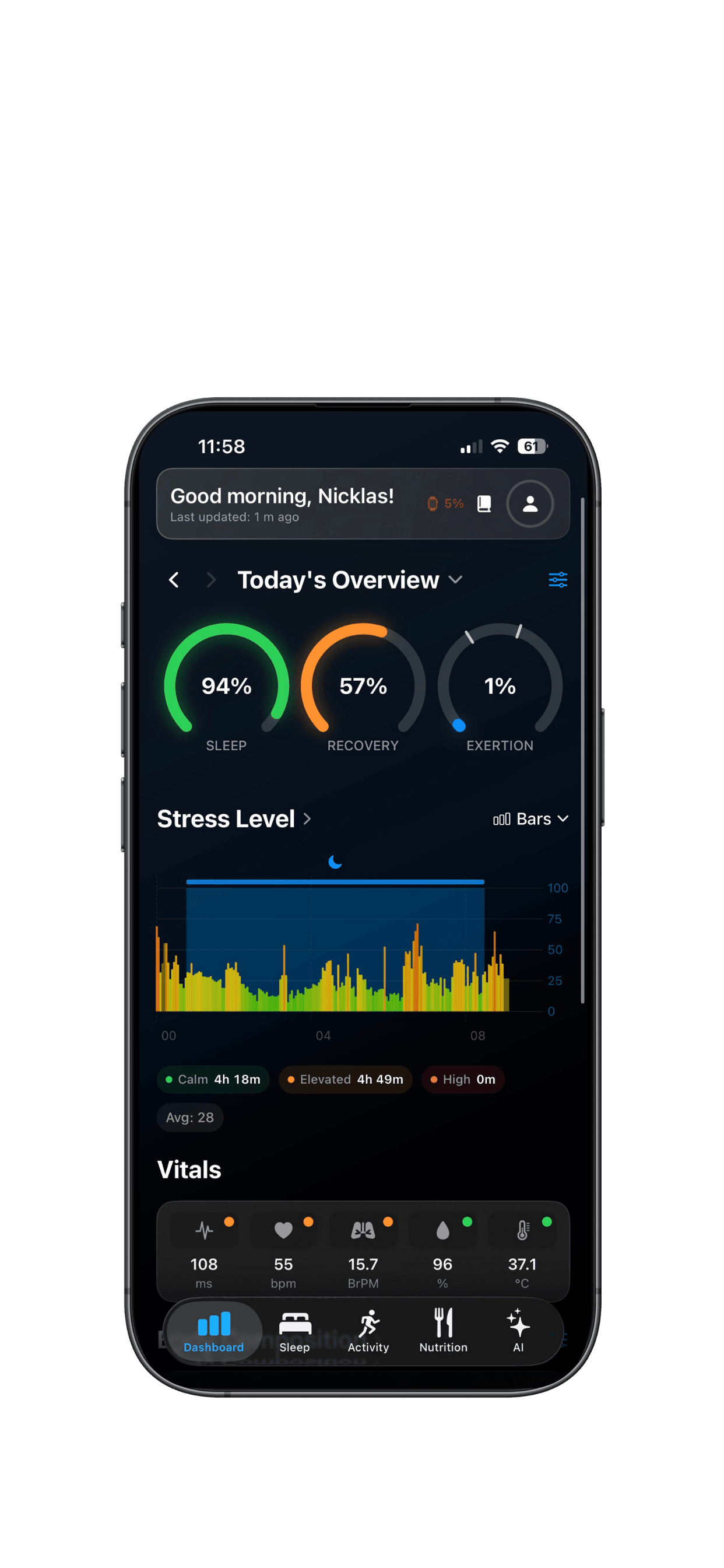 Vitalstat Dashboard